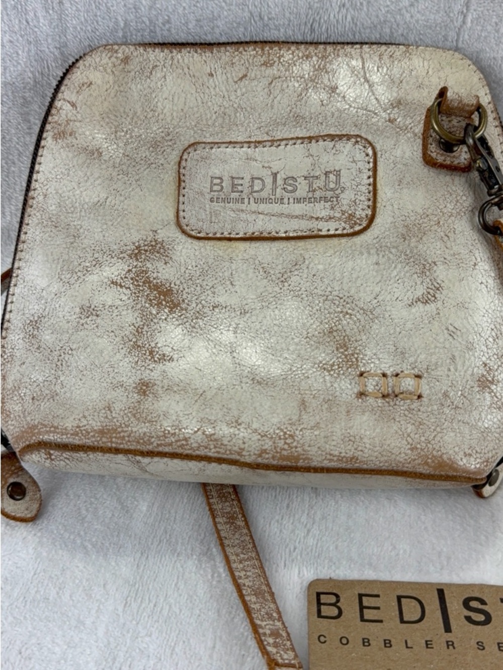 BED|STU Ventura Crossbody Leather "Nectar Lux" Genuine Unique - Picture 8 of 9